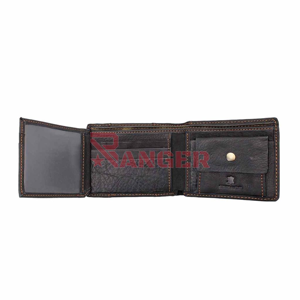 CARTERA PIEL CALAVERA SABLES NEGRA