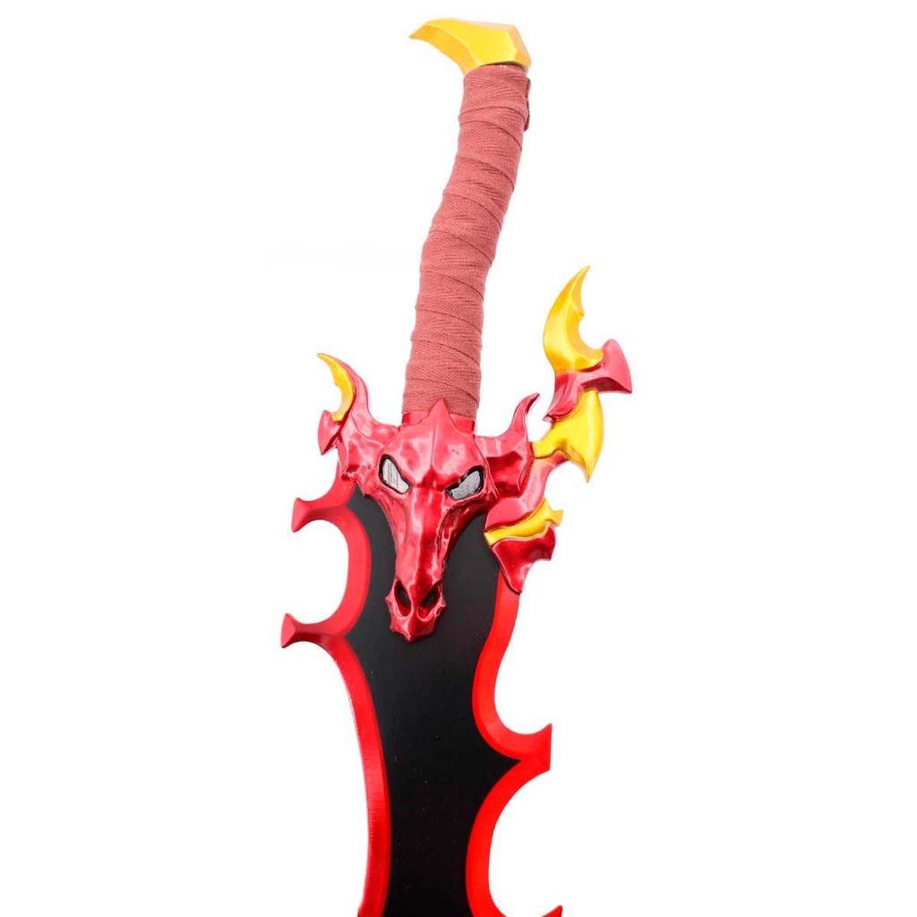 ESPADA BH 6069 SLV 62CM ACERO NEGRA-ROJA
