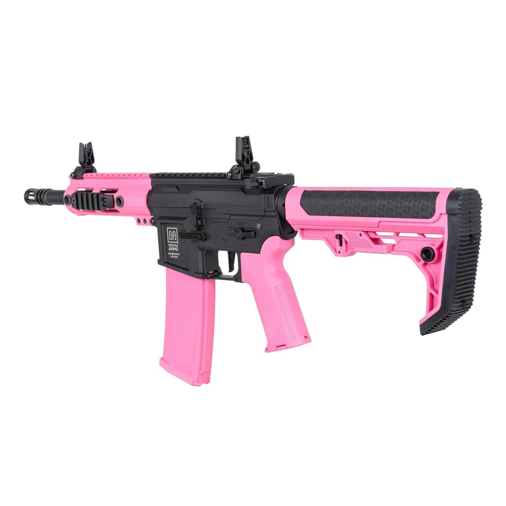 FUSIL SPECNA ARMS SA-F04-RL FLEX GEN.2 HAL ETU BRUSHLESS LIGHT OPS STOCK NEGRO-ROSA