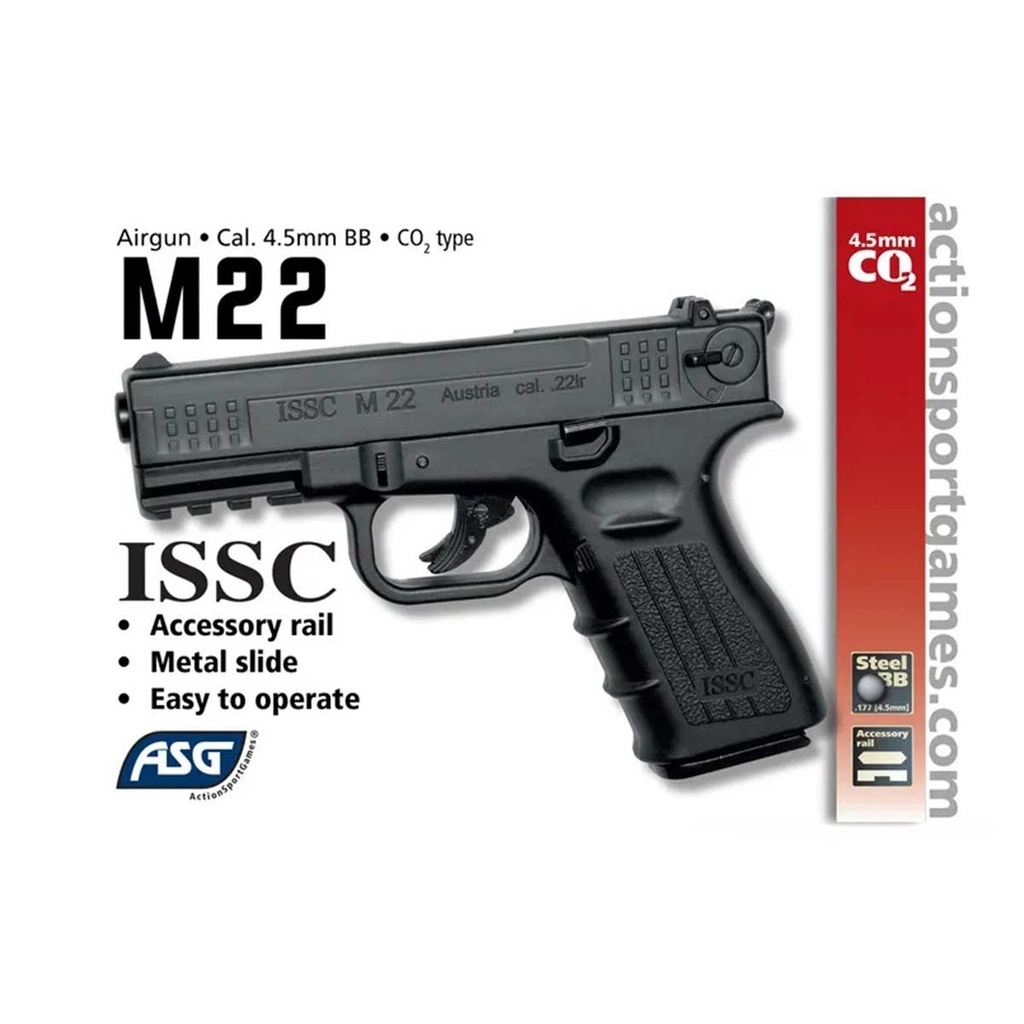 PISTOLA ASG ISSC M22 CO2 4.5MM
