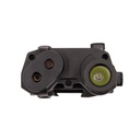 LINTERNA TACTICA ARSENIC ANPEQ LASER ROJO NEGRA