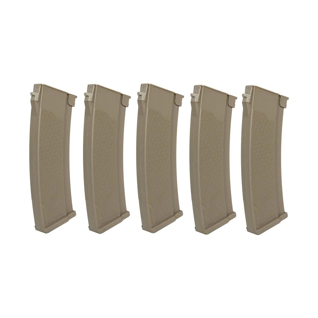 CARGADOR FUSIL SPECNA ARMS AK J-SERIES HI-CAP 5PCS TAN
