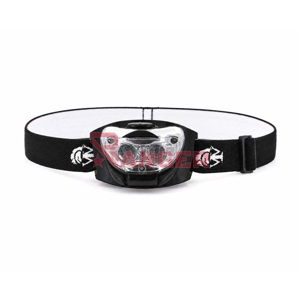 LINTERNA FRONTAL IMMORTAL LED ROJO NEGRO