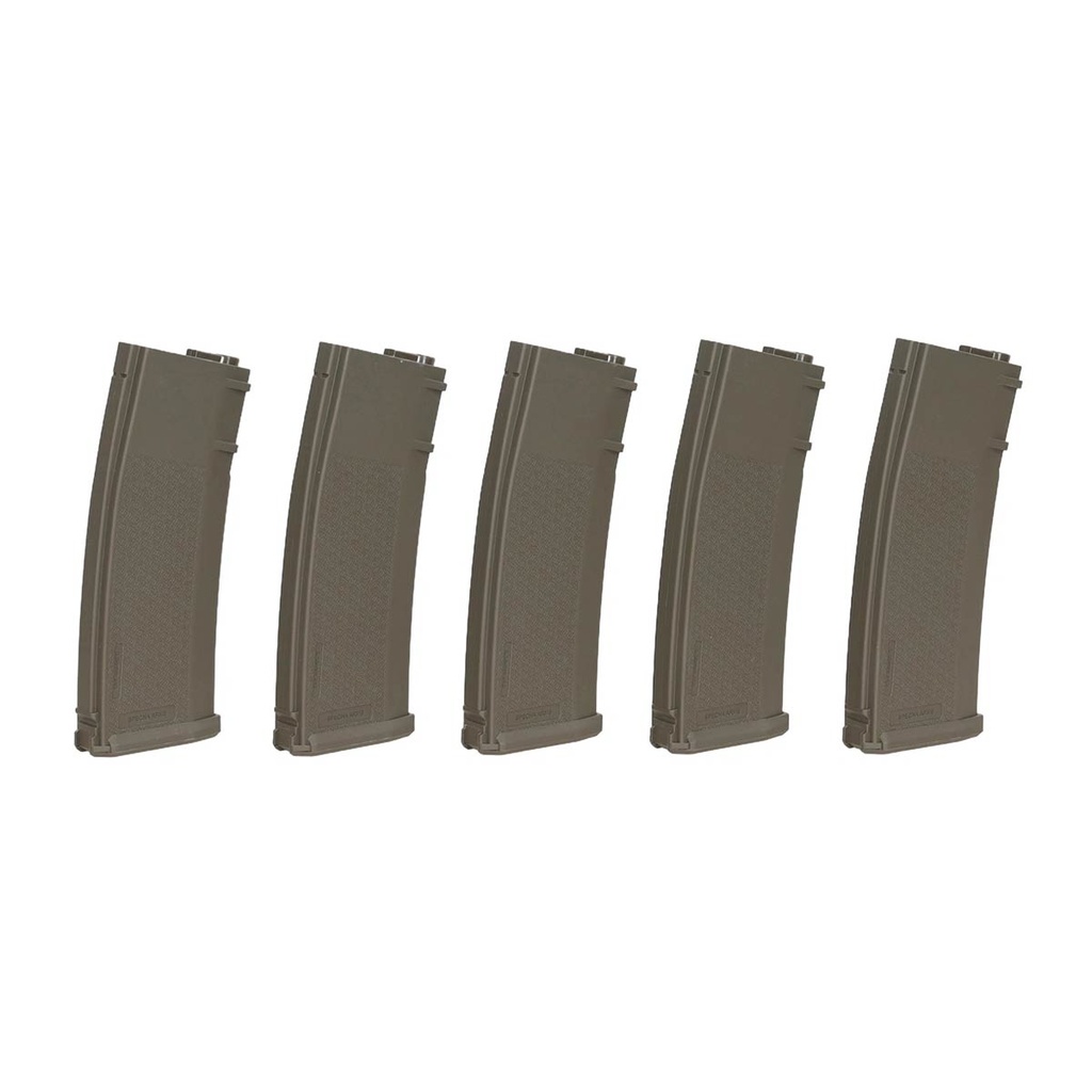 CARGADOR FUSIL SPECNA ARMS M4 5PCS 125RDS VERDE