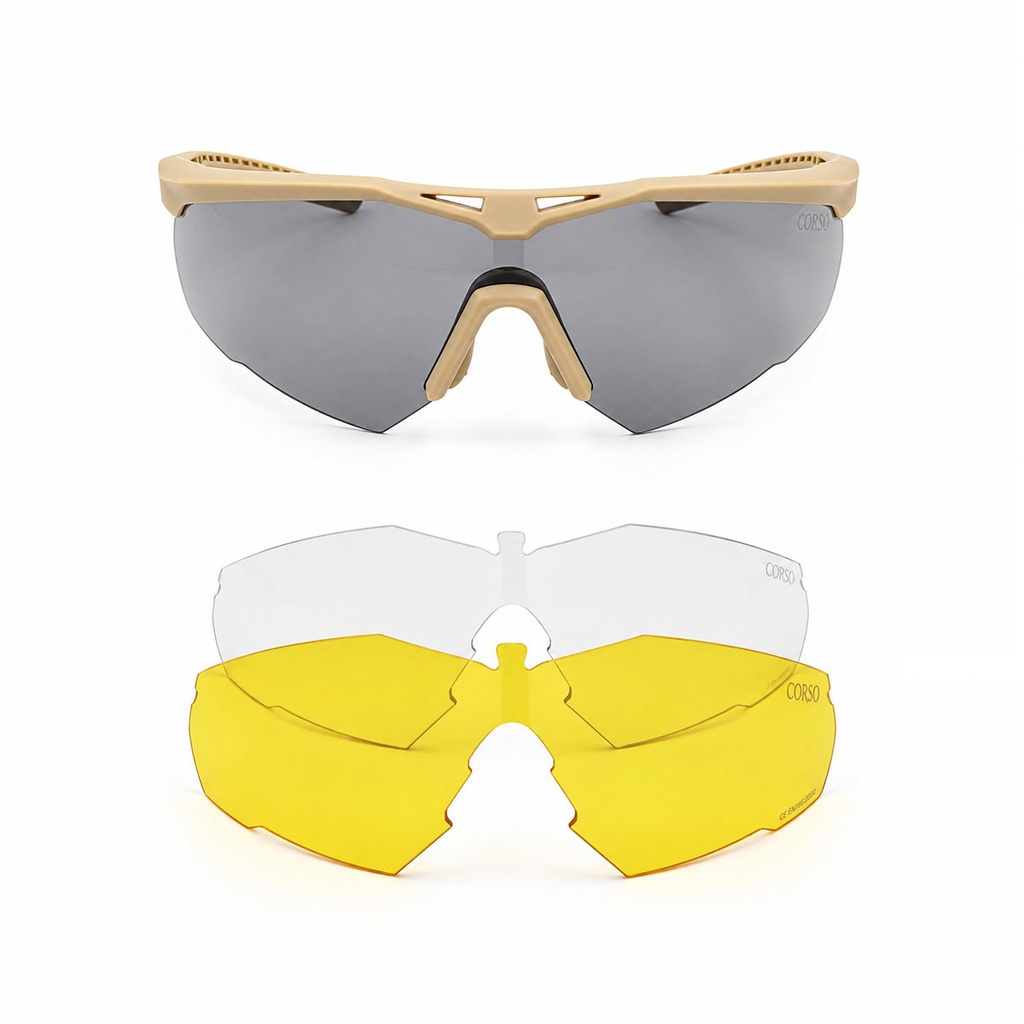 GAFA CORSO REVENGE KEEL 3 LENTES COYOTE