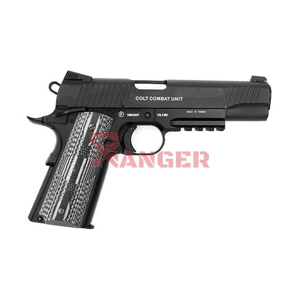 PISTOLA COLT M1911 COMBAT UNIT CO2 NEGRA