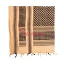 PAÑUELO PALESTINO MAX 115X110CM NEGRO-TAN