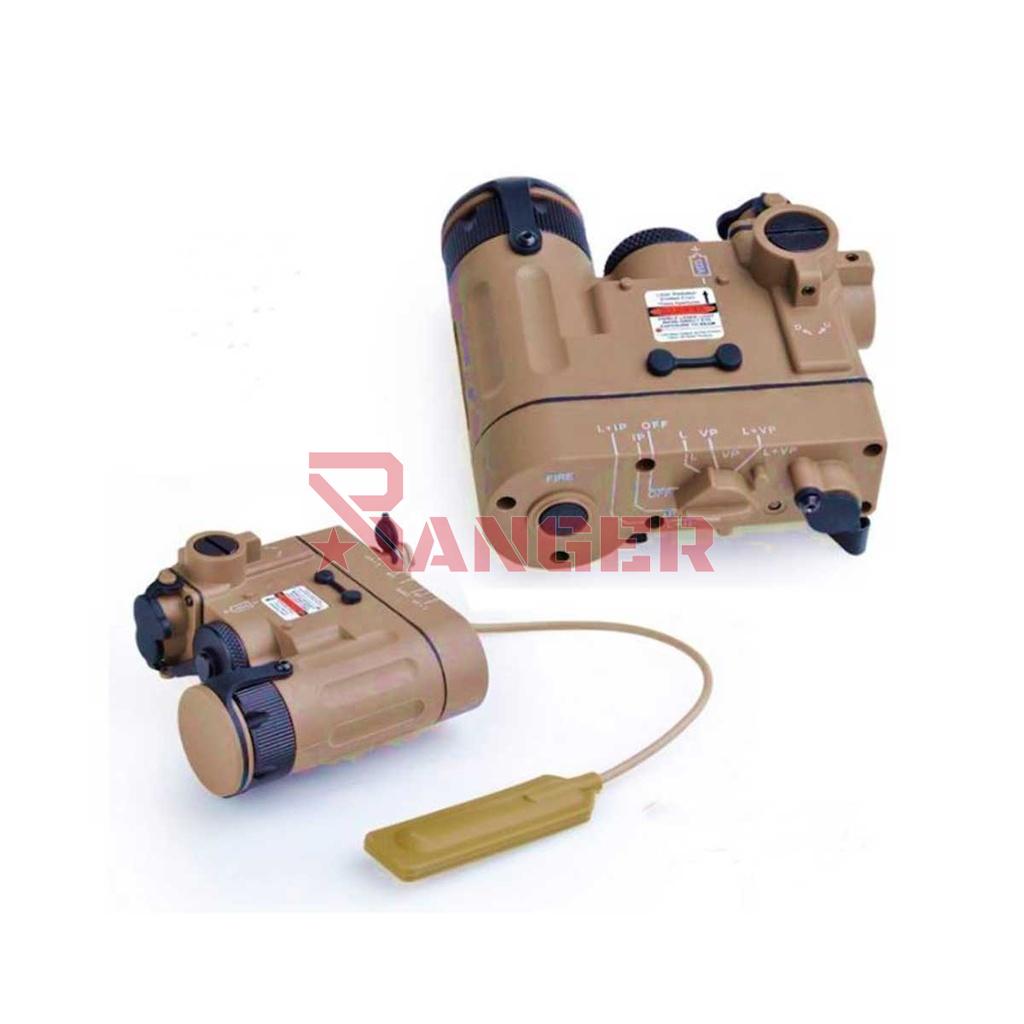 LINTERNA TACTICA WADSN DBAL-EMKII LASER VERDE CON IR TAN
