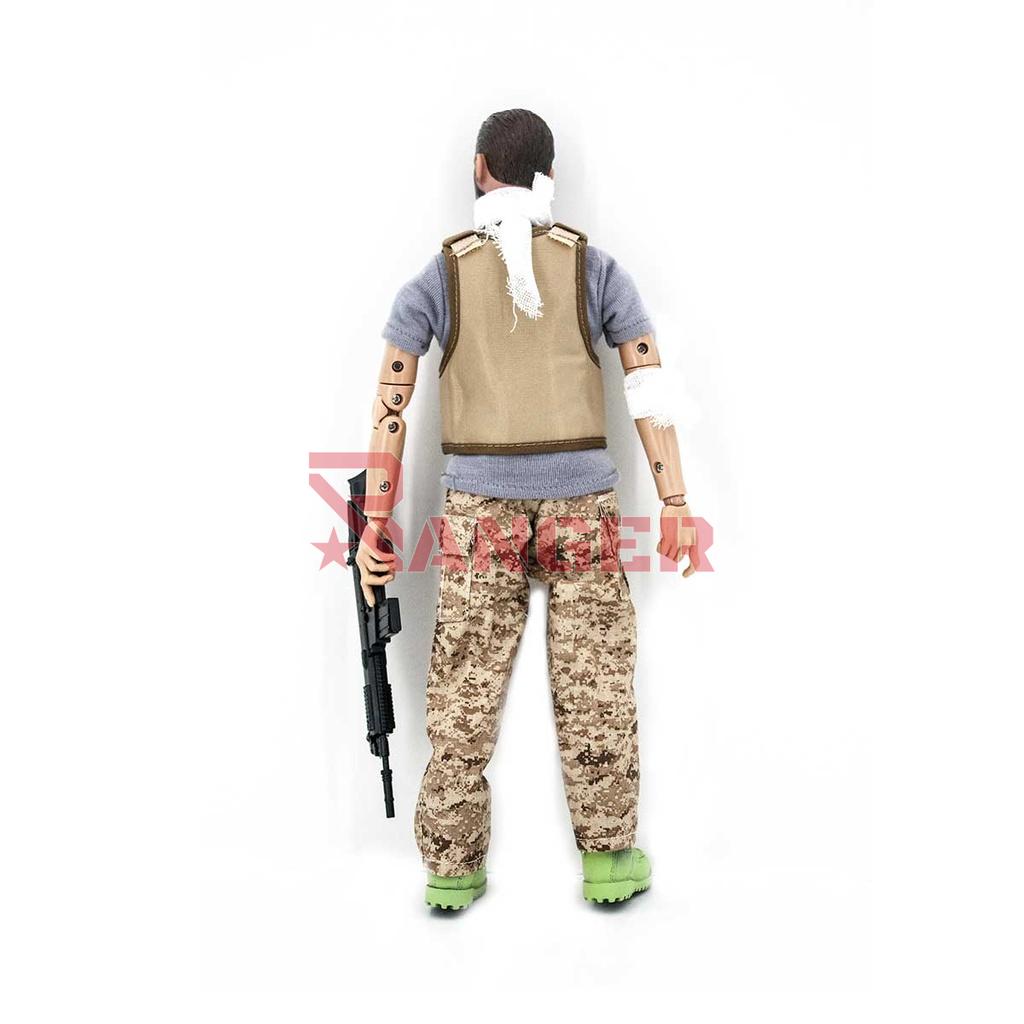 MUÑECO CUSTOM SOLDADO HERIDO SPECIAL FORCE PIX.ARIDO
