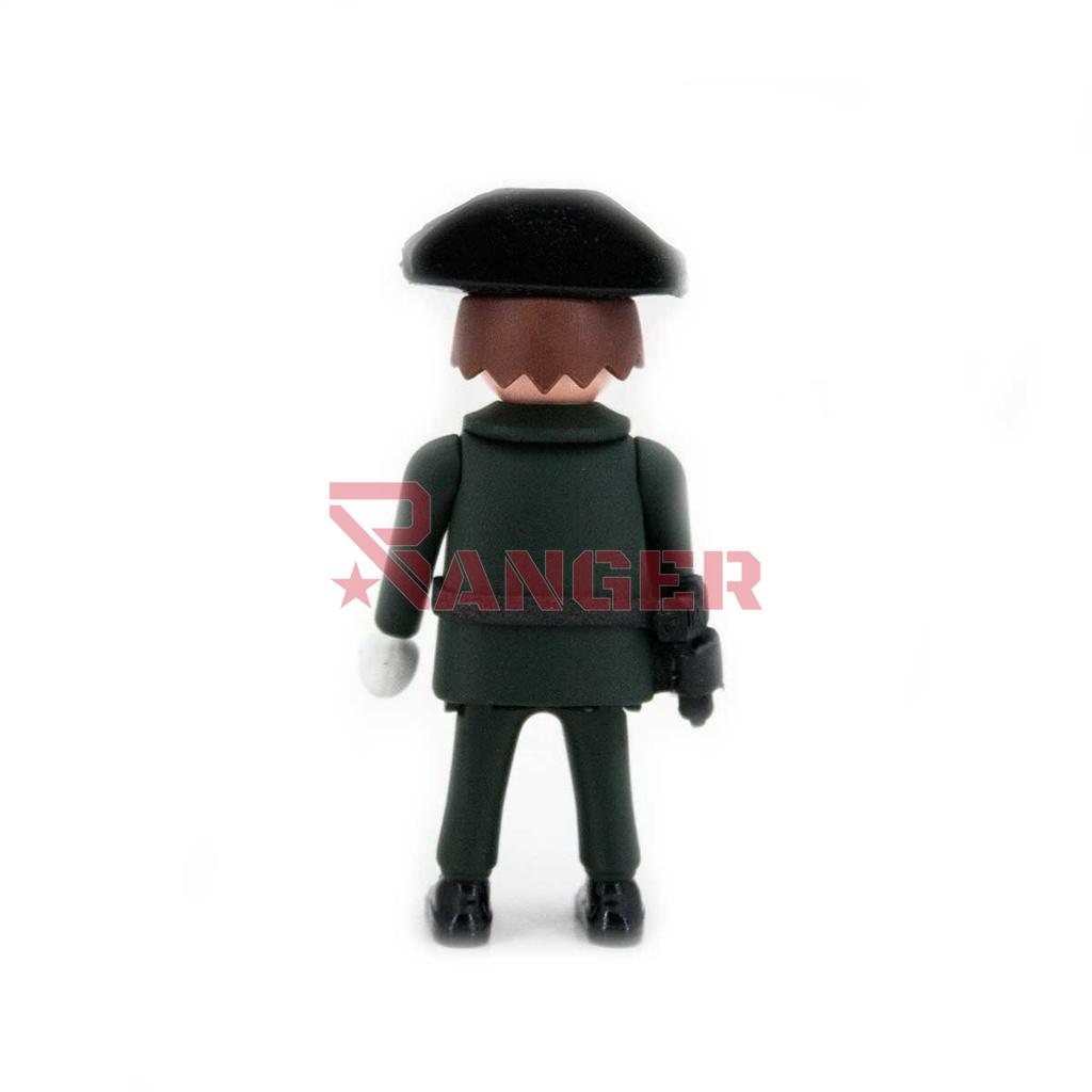 MUÑECO CUSTOM GUARDIA CIVIL TRICORNIO VERDE