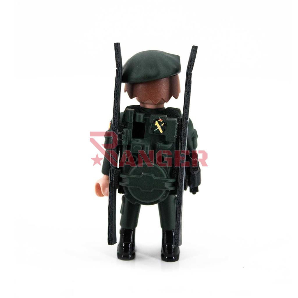 MUÑECO CUSTOM GUARDIA CIVIL ESQUIS VERDE