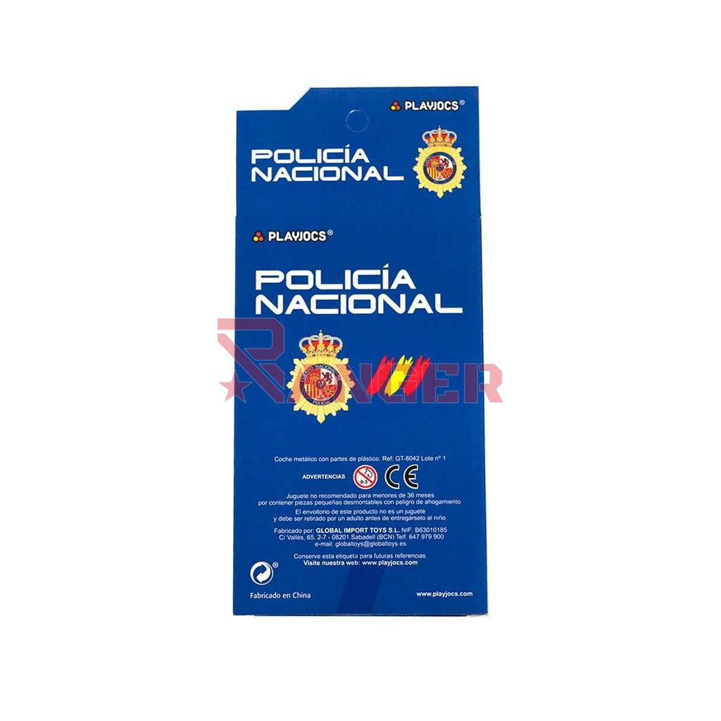 SET POLICIA NACIONAL HELICOPTERO COCHE 3PCS AZUL