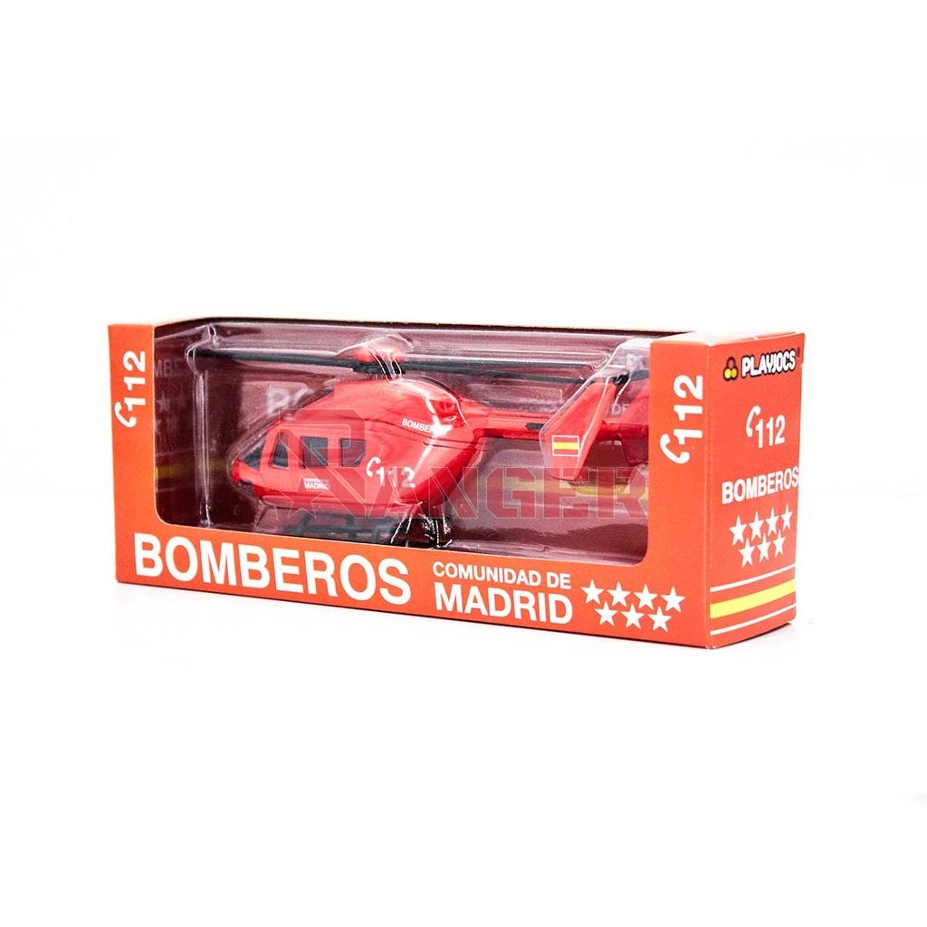 HELICOPTERO BOMBEROS COMUNIDAD MADRID 112 ROJO