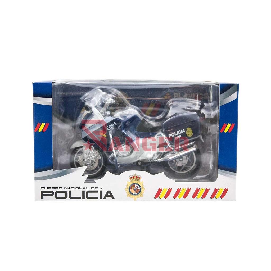 MOTO POLICIA NACIONAL AZUL-BLANCA
