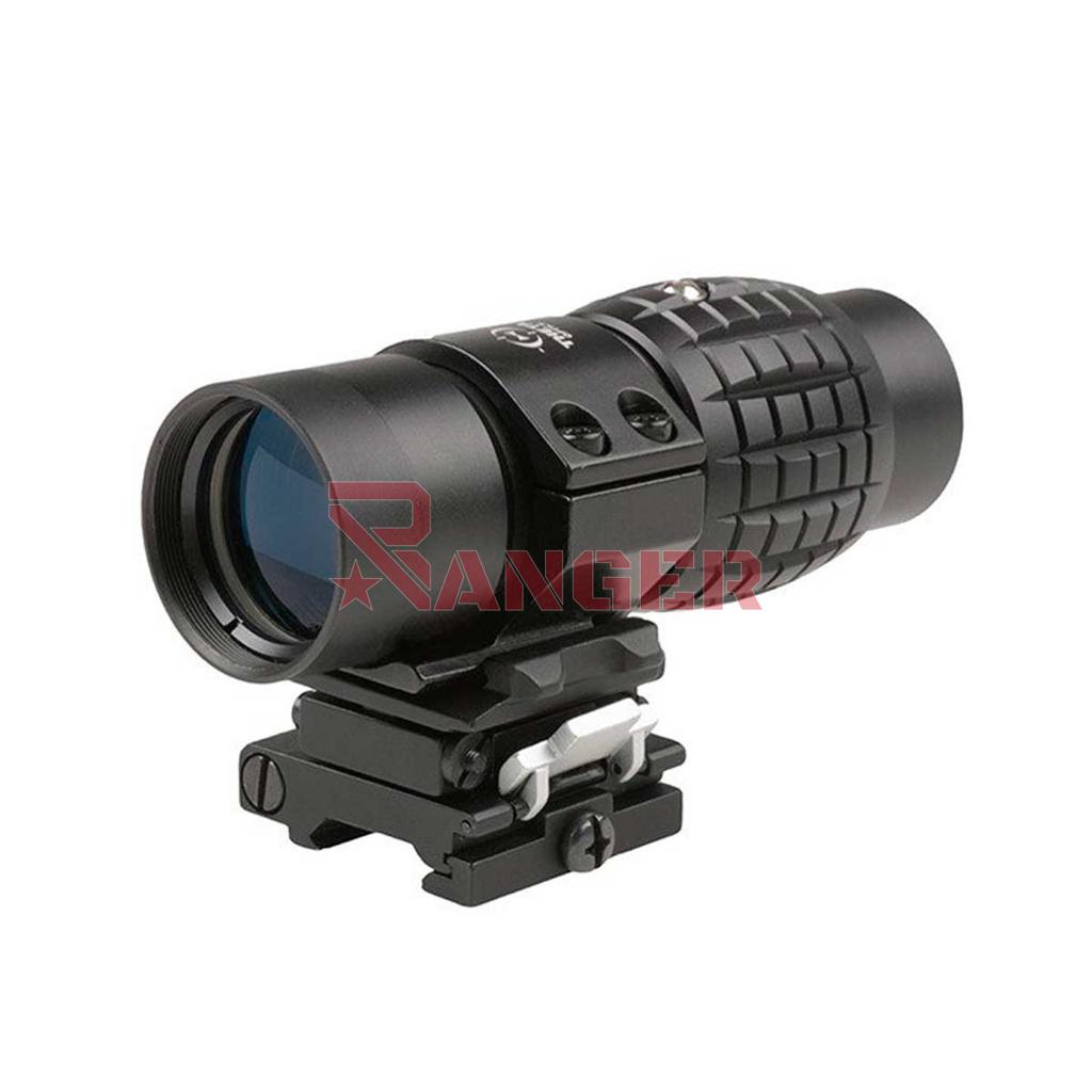 VISOR MAGNIFICADOR TETHA OPTICS 3X35 NEGRO