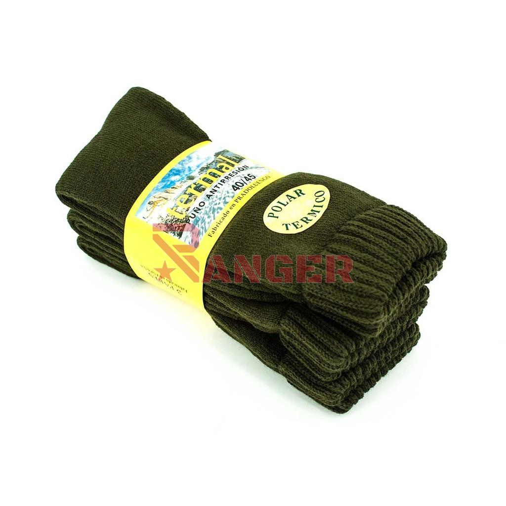 CALCETIN RIZO NACIONAL GRUESO PACK 3UND.VERDE