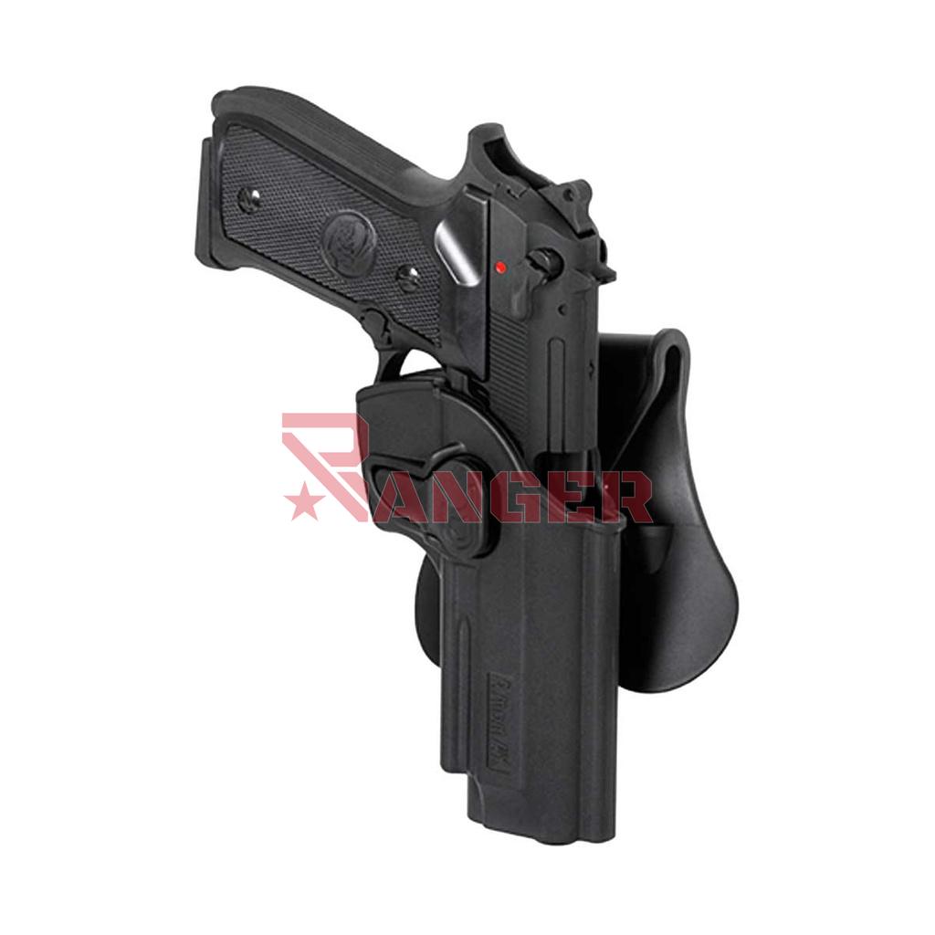 FUNDA PISTOLA RIGIDA AMOMAX BERETTA 92 NEGRA