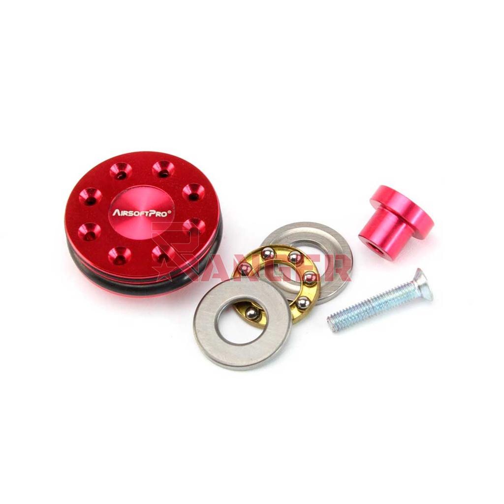 CABEZA PISTON DOBLE JUNTA TORICA AEG  AIRSOFTPRO ROJA