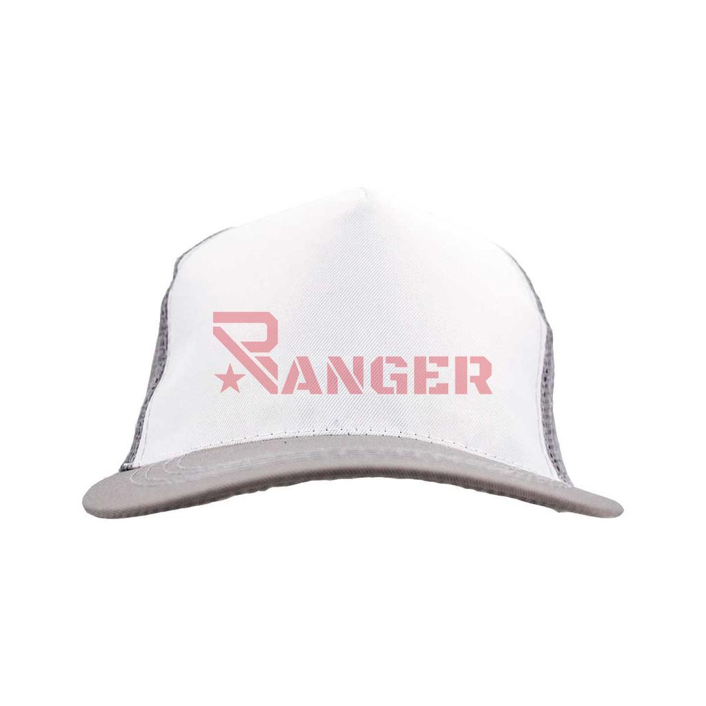 GORRA REJILLA SETAS GRIS-BLANCA