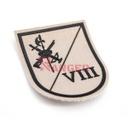 PARCHE LEGION VIII BANDERA COLON C/VELCRO TAN