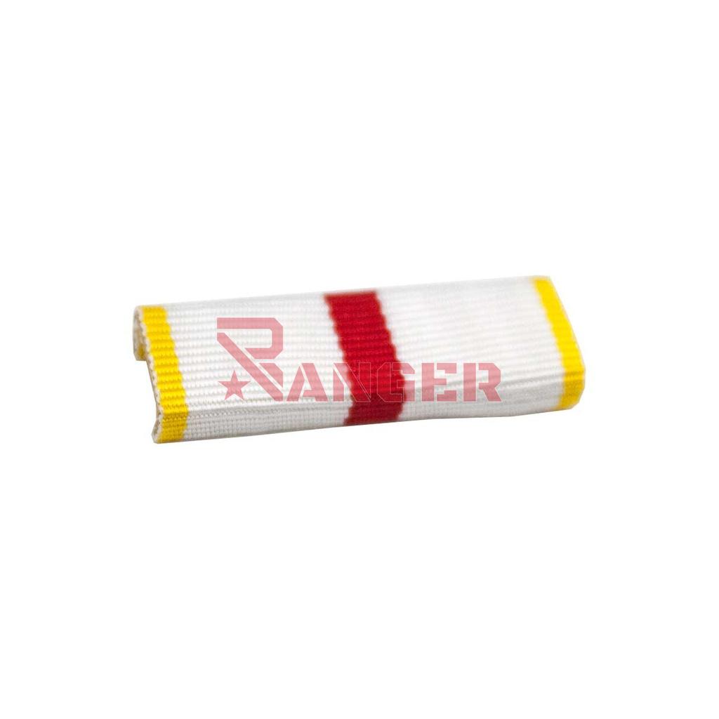 PASADOR MERITO MILITAR BLANCO/ROJO/AMARILLO