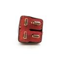 CONECTOR DOBLE T-DEAN MACHO A HEMBRA