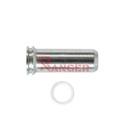 NOZZLE RETRO ARMS 21.2MM ALUMINIO CNC PLATA