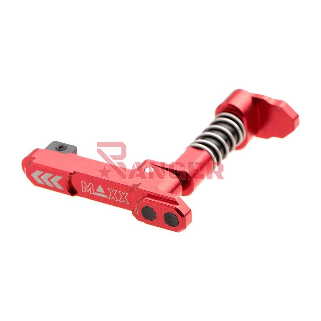 RETEN-B CARGADOR MAXX MODEL AVANZADO ALUMINIO CNC ROJO