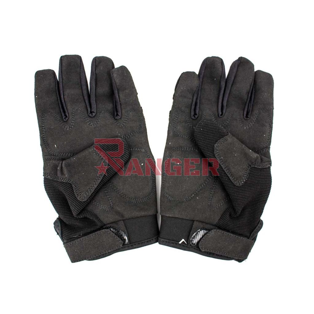 GUANTE AIRSOFT NUDILLOS PROTECTION KEVLAR NEGRO