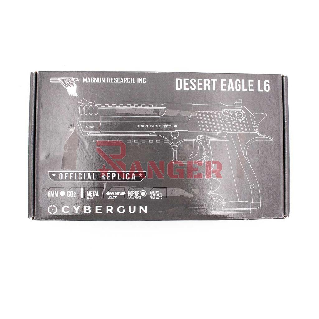 PISTOLA DESERT EAGLE 50AE L6 RIS CO2 NEGRA