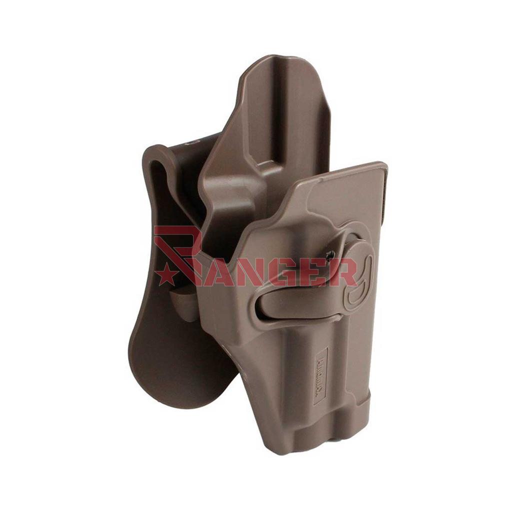 FUNDA PISTOLA RIGIDA AMOMAX SIG SAUER P226 TAN