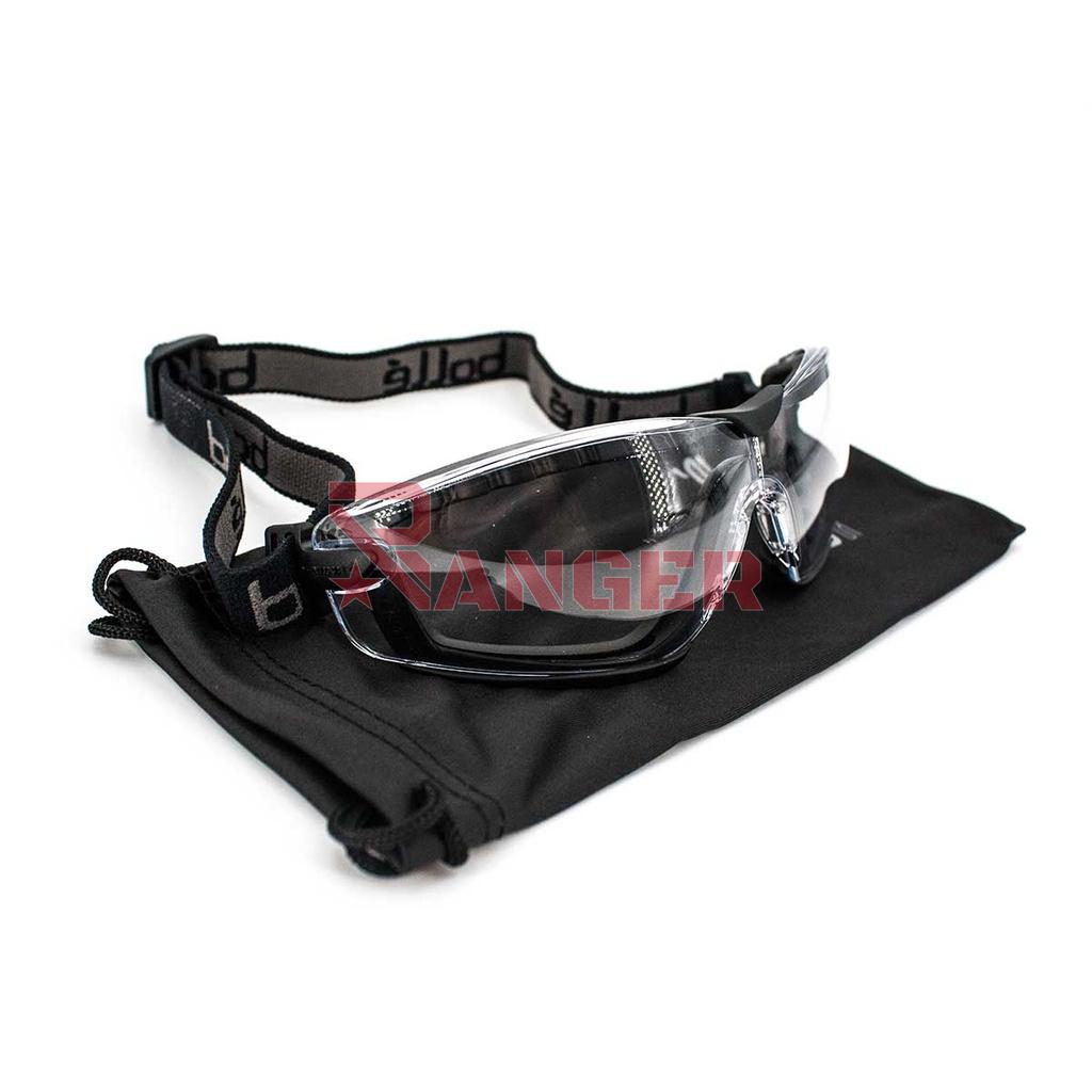 GAFA BOLLE COBRA CRISTAL TRANSPARENTE NEGRA