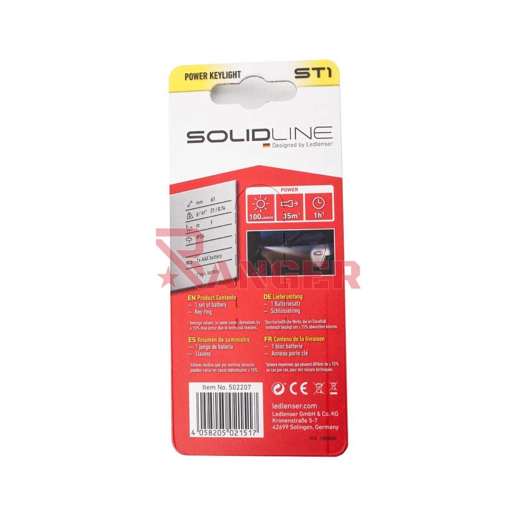 LINTERNA SOLIDLINE ST1 NEGRA