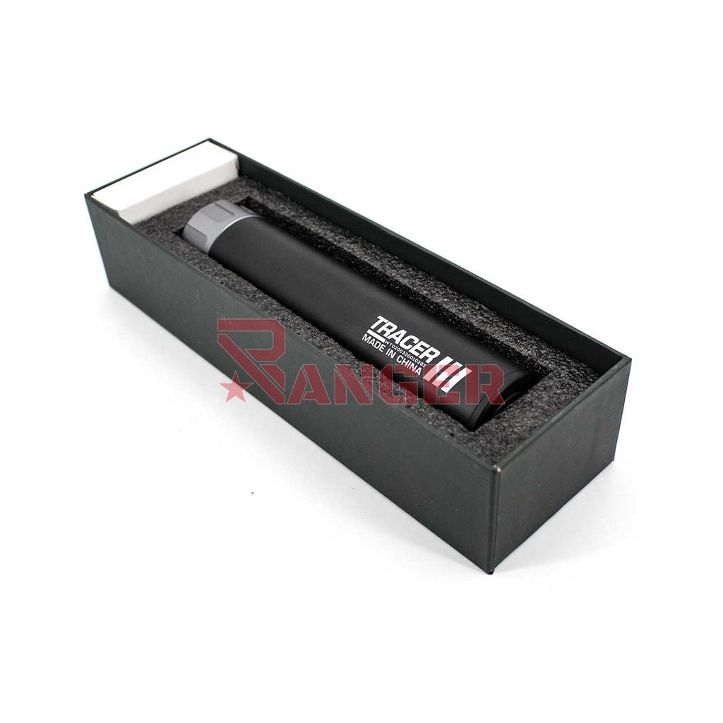 SILENCIADOR TRAZADOR LARGO 15.8CM/14MM CCW NEGRO