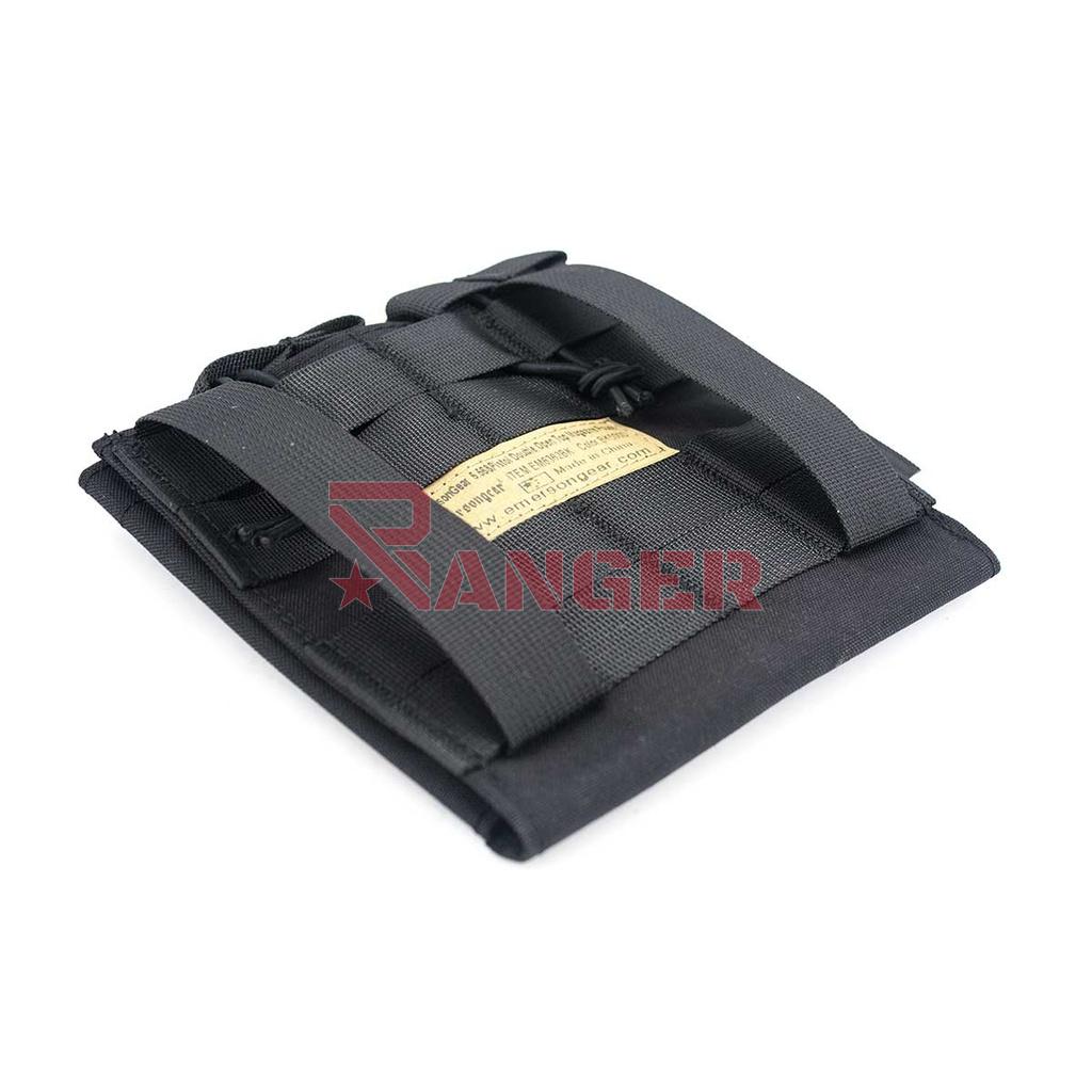 POUCH CARGADOR DOBLE EMERSON 5.56&PISTOL OPEN TOP NEGRO