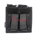 POUCH CARGADOR DOBLE EMERSON 5.56&PISTOL OPEN TOP NEGRO