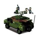 HUMMER CON FUSIL SLUBAN 191 PCS VERDE