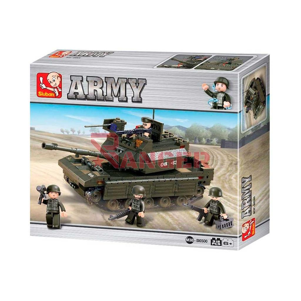 TANQUE PESADO SLUBAN 312 PCS VERDE