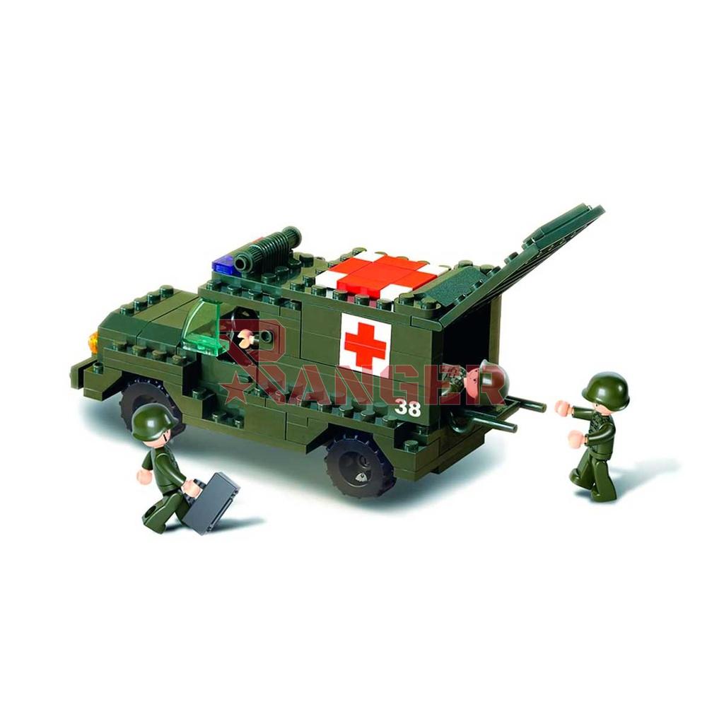 AMBULANCIA ESCOLTA ARMY SLUBAN 229 PCS VERDE