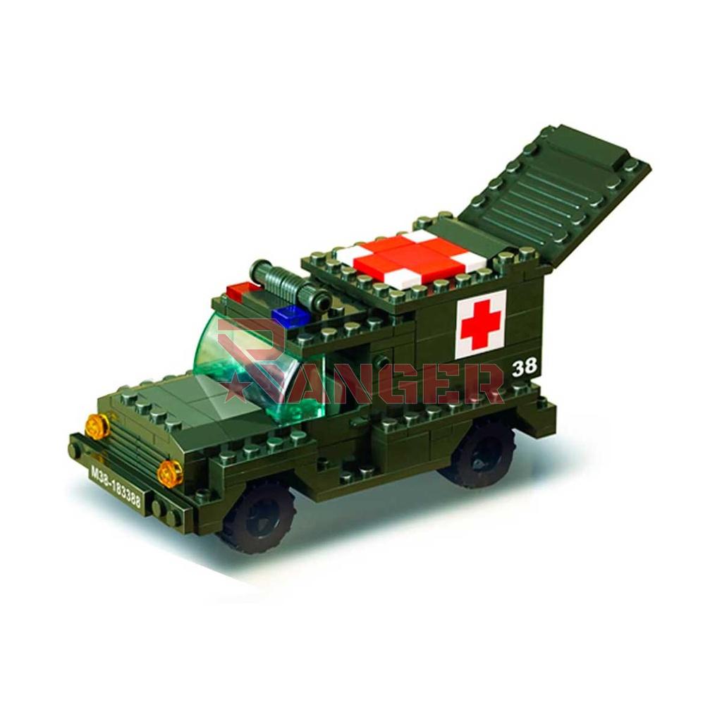 AMBULANCIA ESCOLTA ARMY SLUBAN 229 PCS VERDE