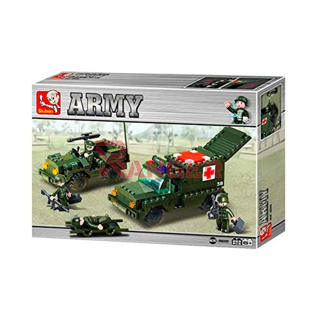 AMBULANCIA ESCOLTA ARMY SLUBAN 229 PCS VERDE