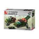 AMBULANCIA ESCOLTA ARMY SLUBAN 229 PCS VERDE