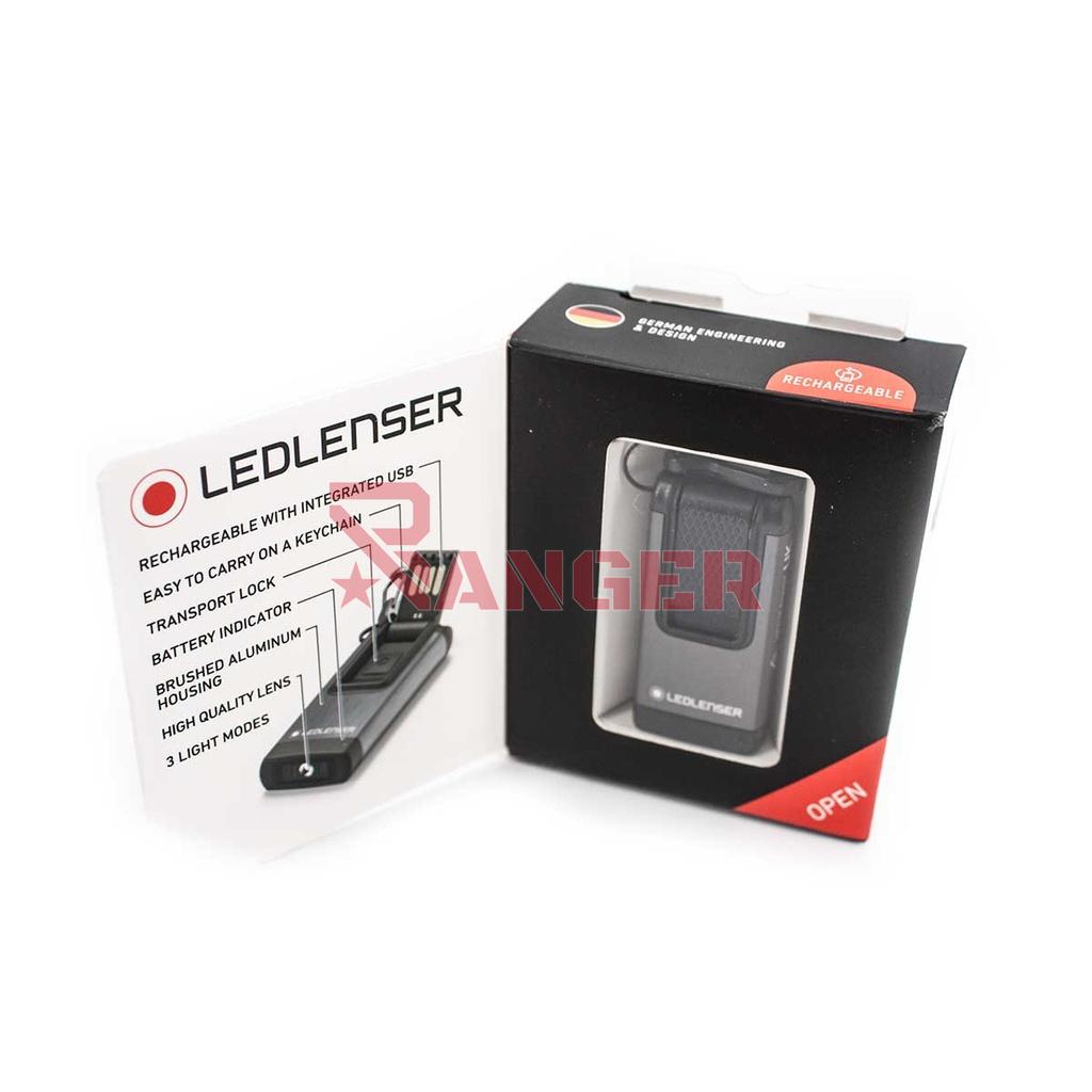 LINTERNA LED LENSER K4R.2 LLAVERO RECARGABLE NEGRA