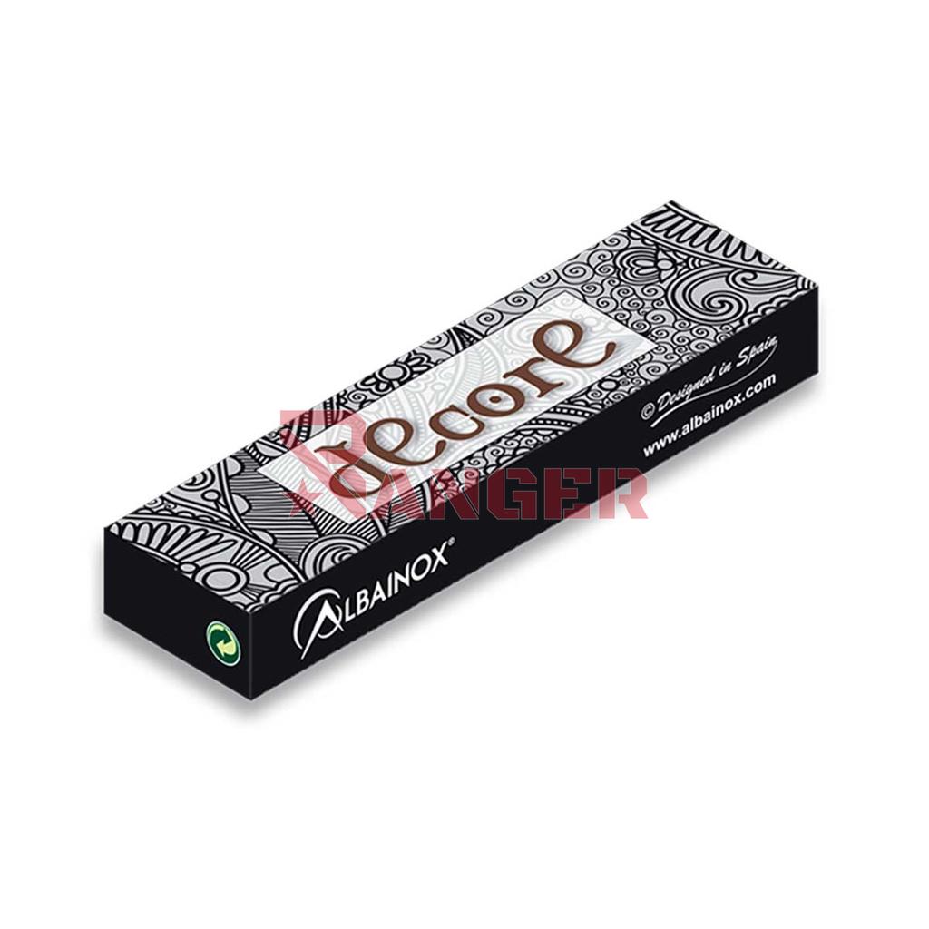 NAVAJA ALBAINOX DECORE 8.3CM DORADO-NEGRA
