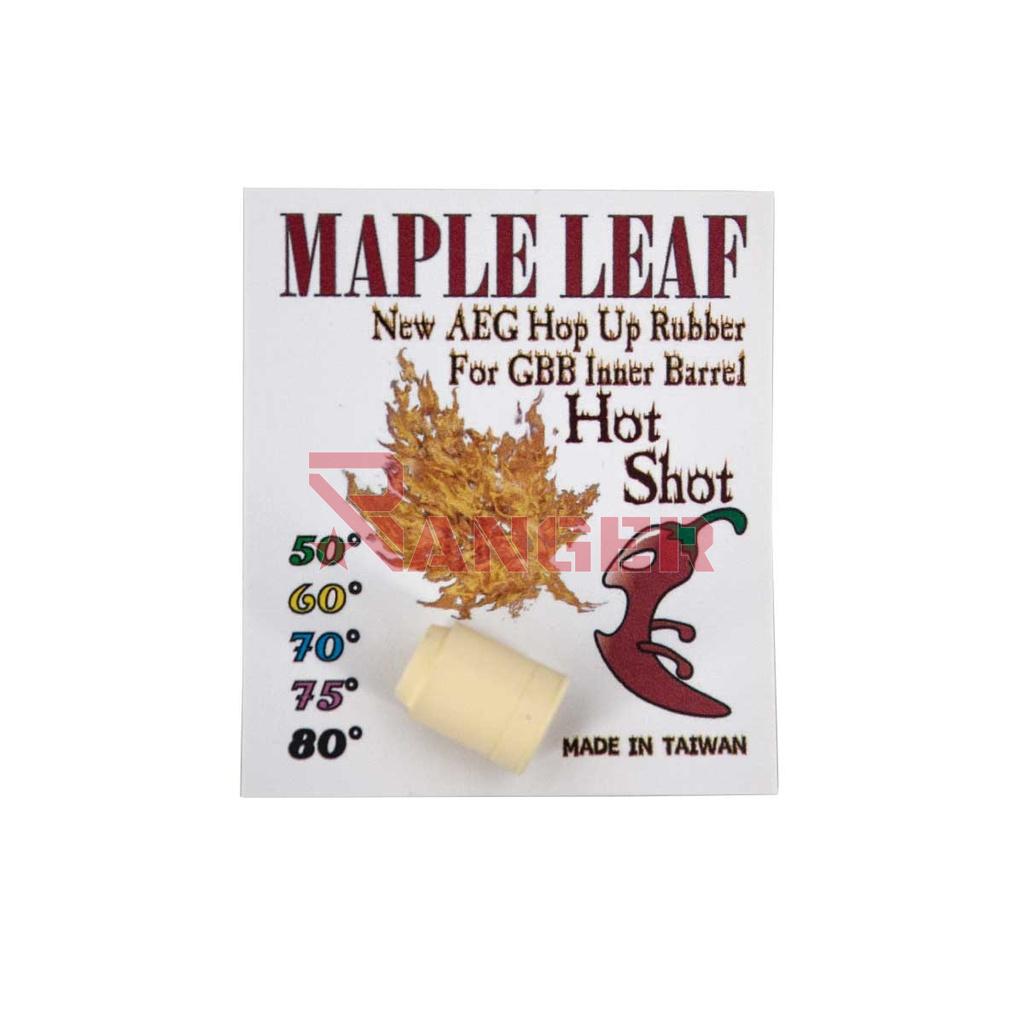 GOMA HOP-UP MAPLE LEAF HOT SHOT 60º AEG AMARILLO