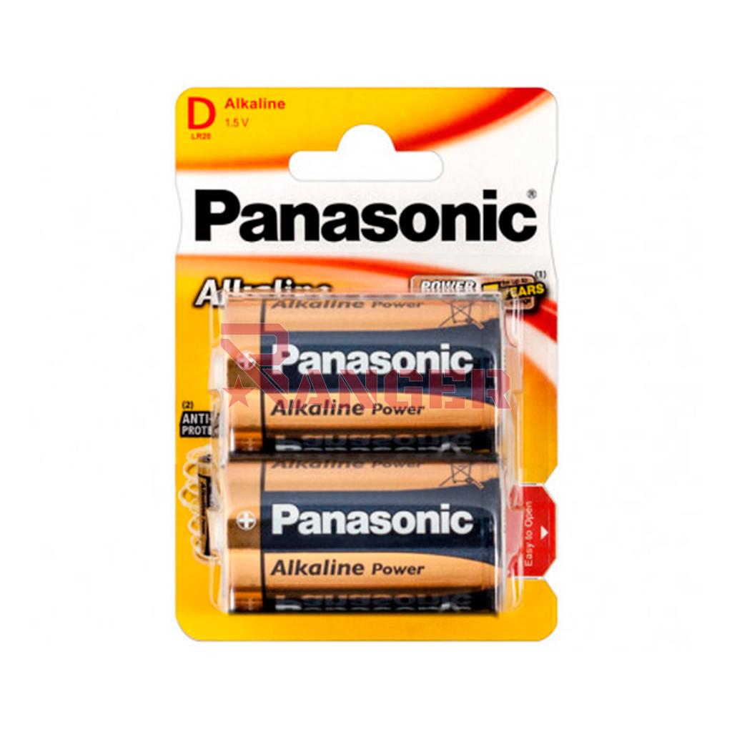 PILA ALCALINA PANASONIC GR. D LR20 NEGRA