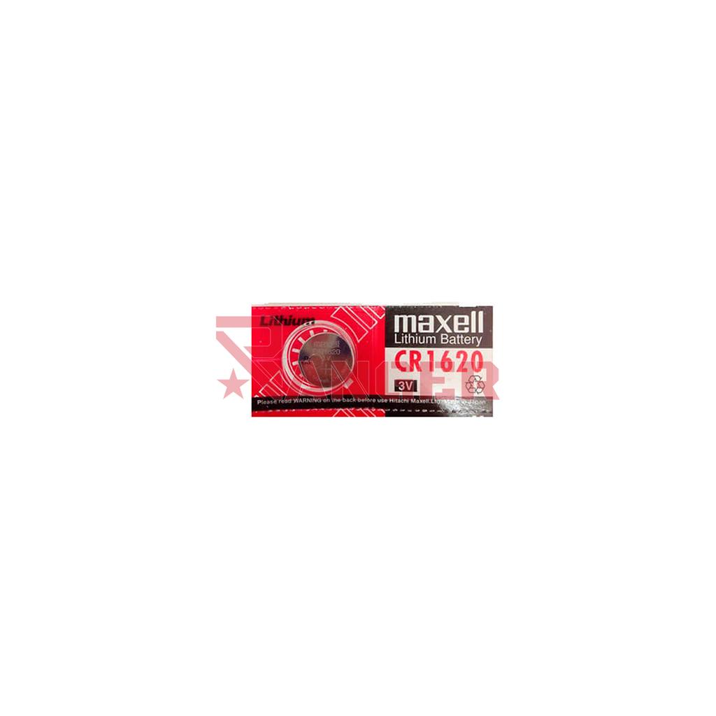 PILA BOTON LITIO CR1620 1PCS PLATA