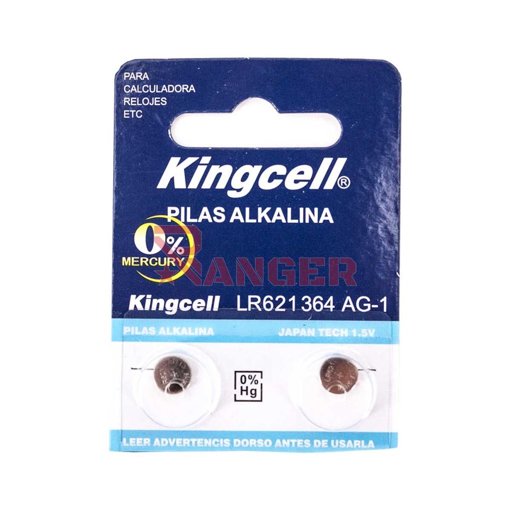 PILA BOTON ALKALINA AG-1 2PCS PLATA