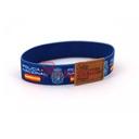 PULSERA ELASTICA POLICIA NACIONAL CUERO CENTRAL AZUL