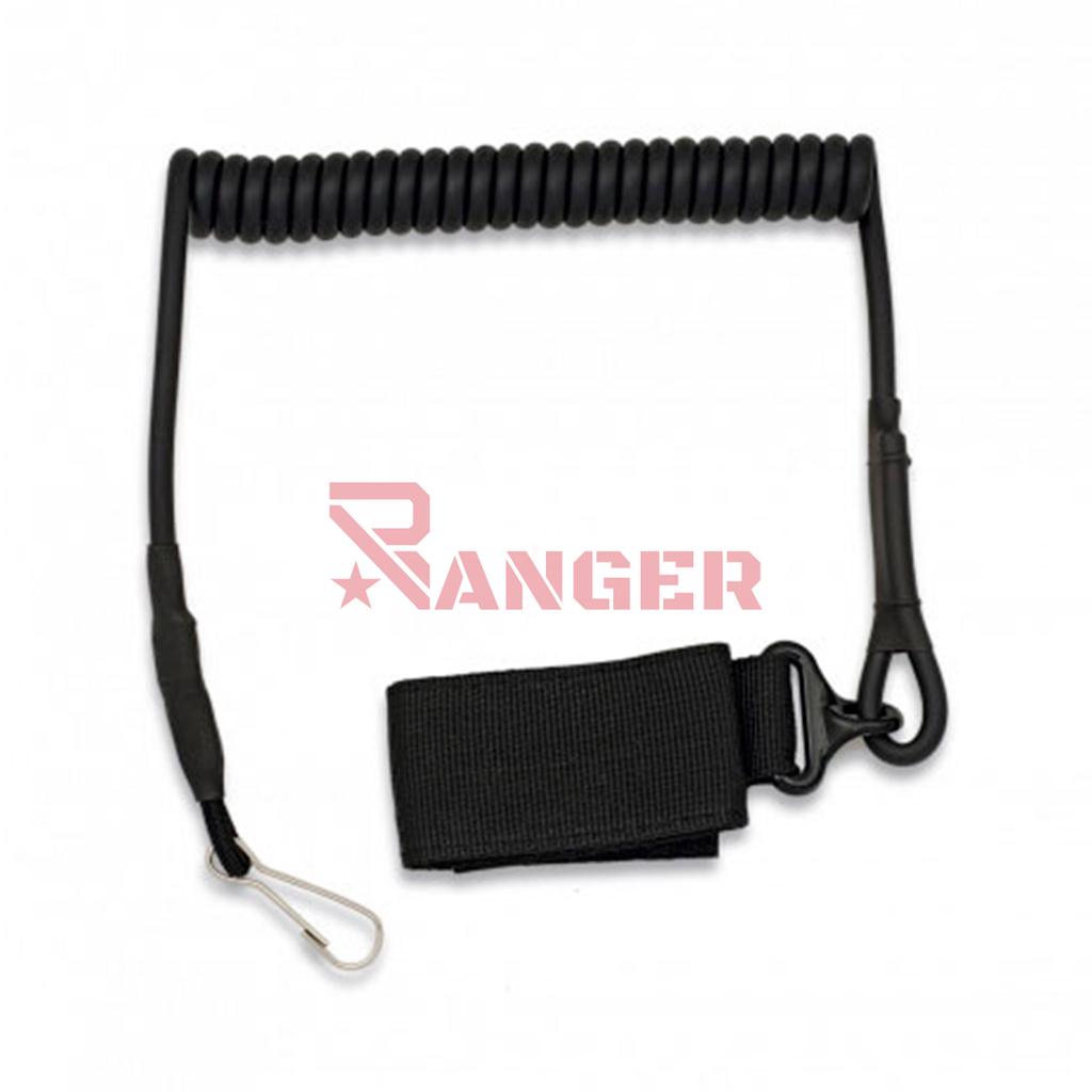 CORDON PISTOLA SEGURIDAD BARBARIC ANCHO NEGRO